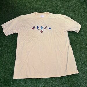 Vintage Desert Heat Las Vegas T Shirt Large Yellow Single Stitch Southwest USA